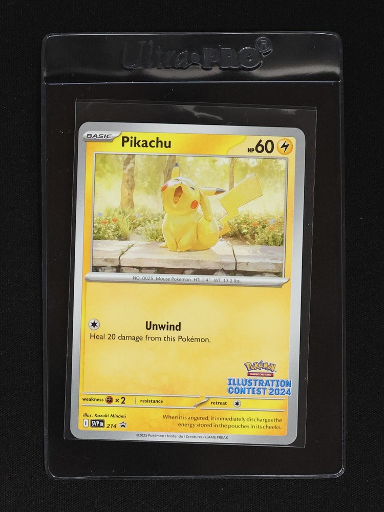 2023-25 Pokémon SV Black Star Promos SVP EN Pikachu #214 — front