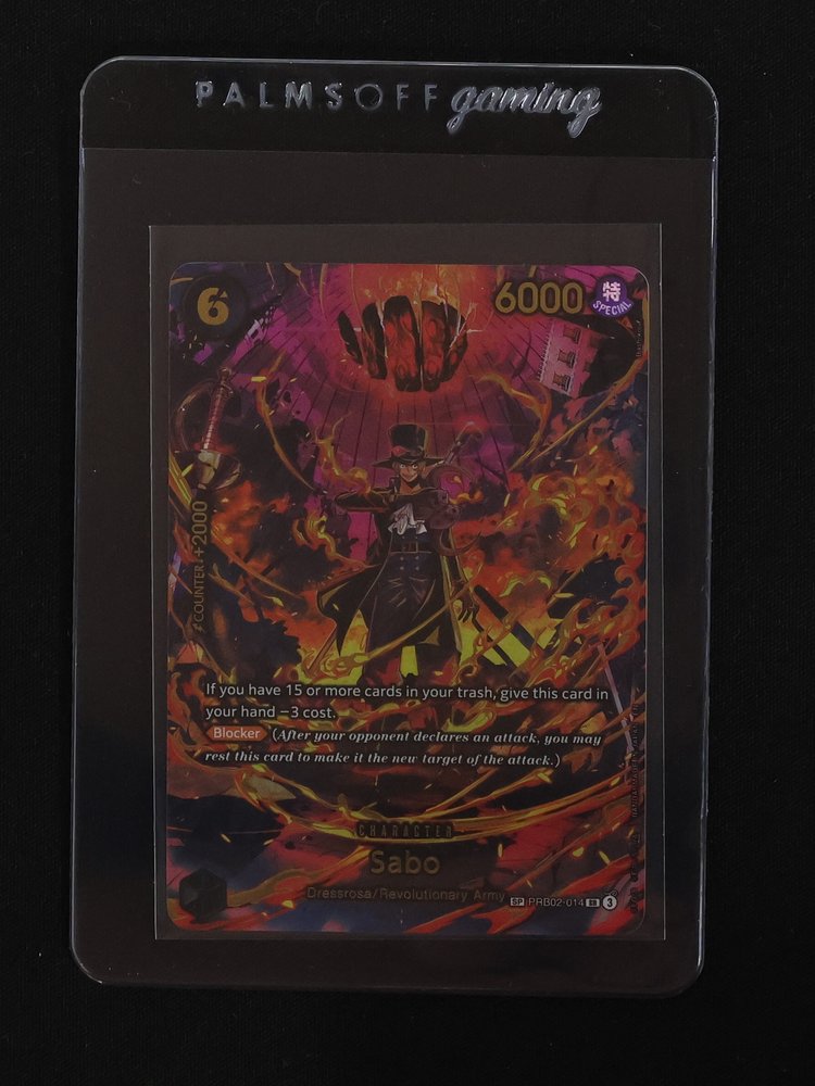 One Piece Card Game Sabo PRB02-014 SP — front