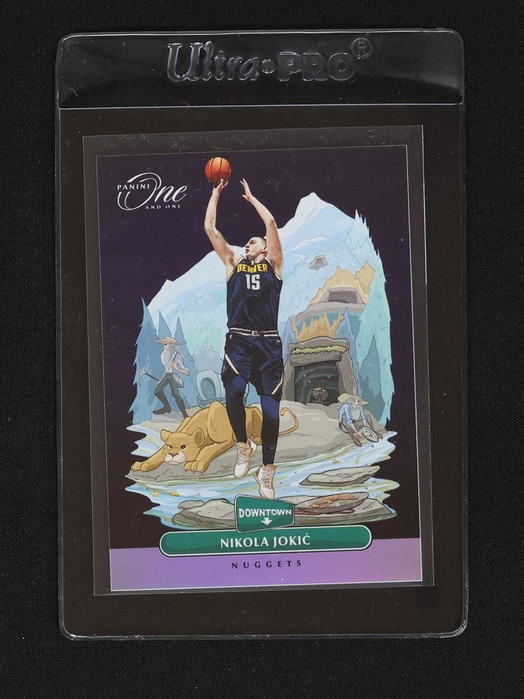 2019-20 Panini One and One Downtown #13 Nikola Jokic — front