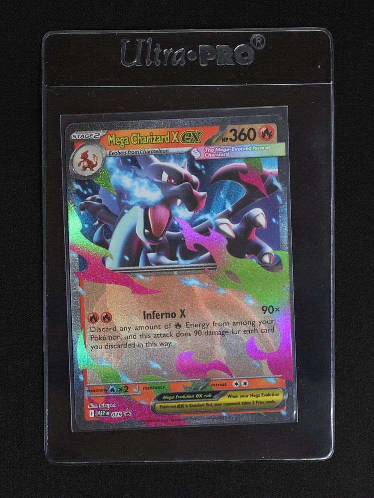 2026 Black Star Promo #029 Mega Charizard X EX — front