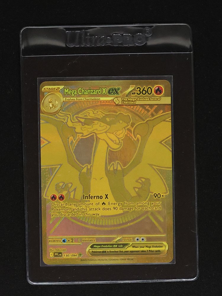 2015 Pokémon #130 Mega Charizard X EX — front
