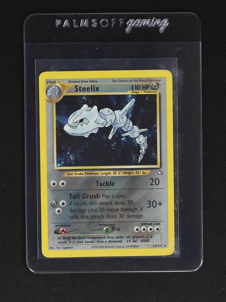 2000 Pokémon Neo Genesis #15 Steelix — front