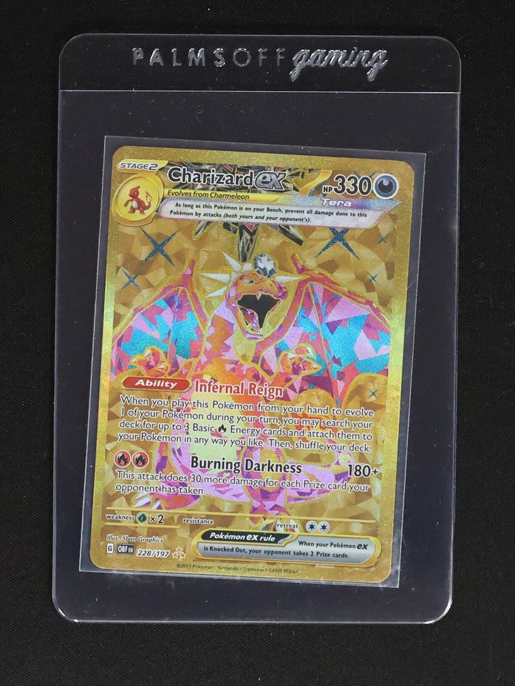 2023 Pokémon Charizard ex #228/197 Obsidian Flames — front