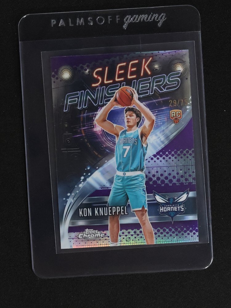 2025-26 Topps Chrome #SF-24 Kon Knueppel Sleek Finishers — front