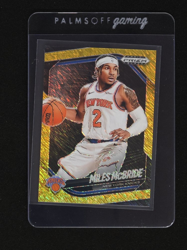 2024-25 Panini Prizm Black #189 Miles McBride — front