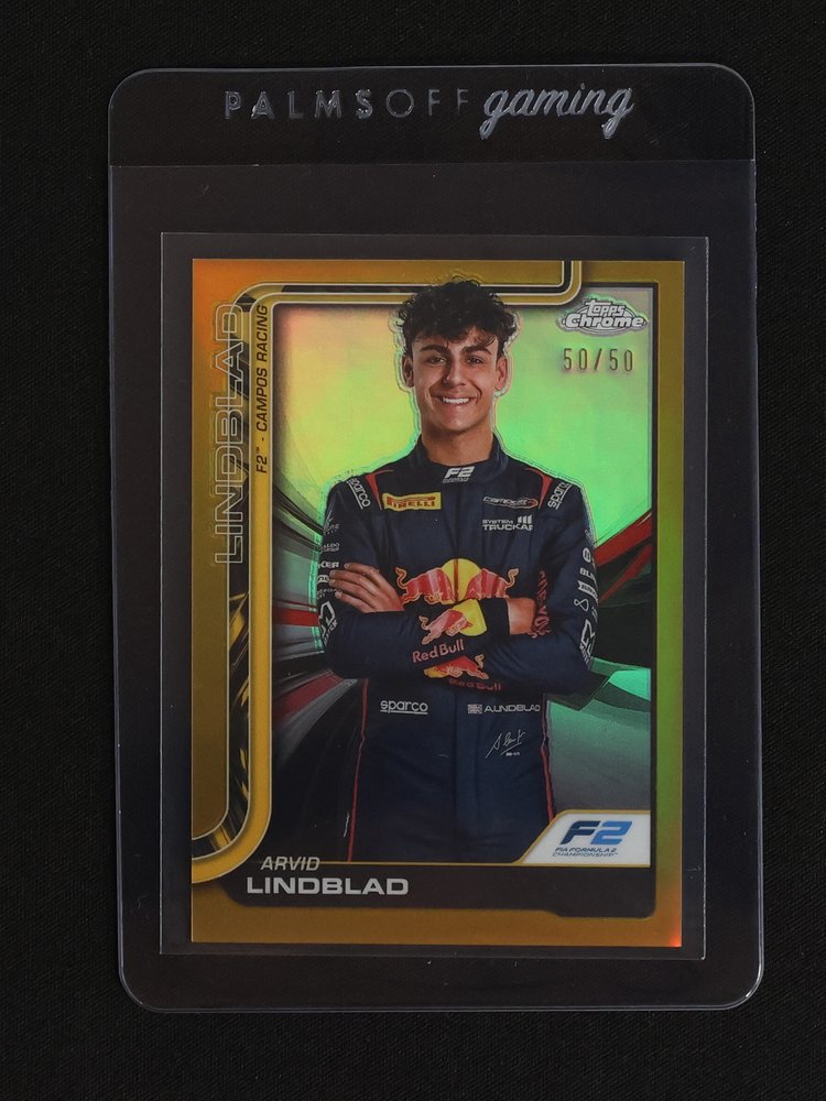 2025 Topps Chrome Formula 1 #23 Arvid Lindblad — front