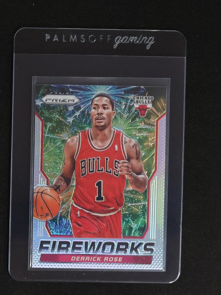 2015-16 Panini Prizm #28 Derrick Rose Fireworks — front