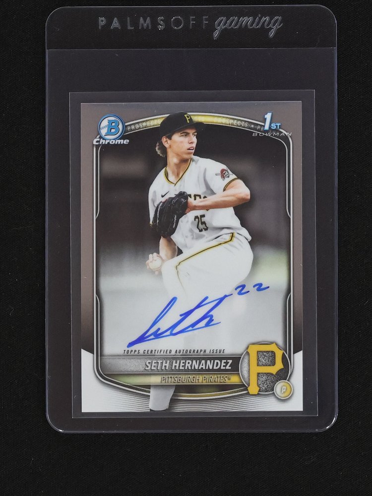 2025 Bowman Draft Chrome #BDC-25 Seth Hernandez — front