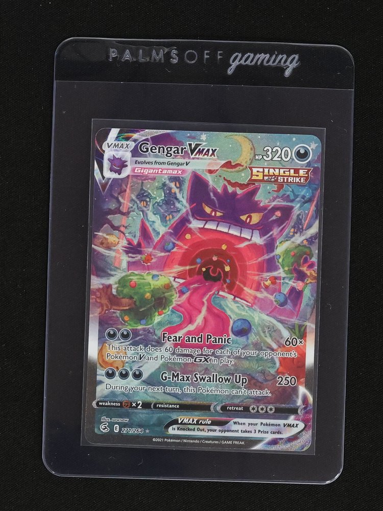 2021 Pokémon Fusion Strike #271 Gengar VMAX — front