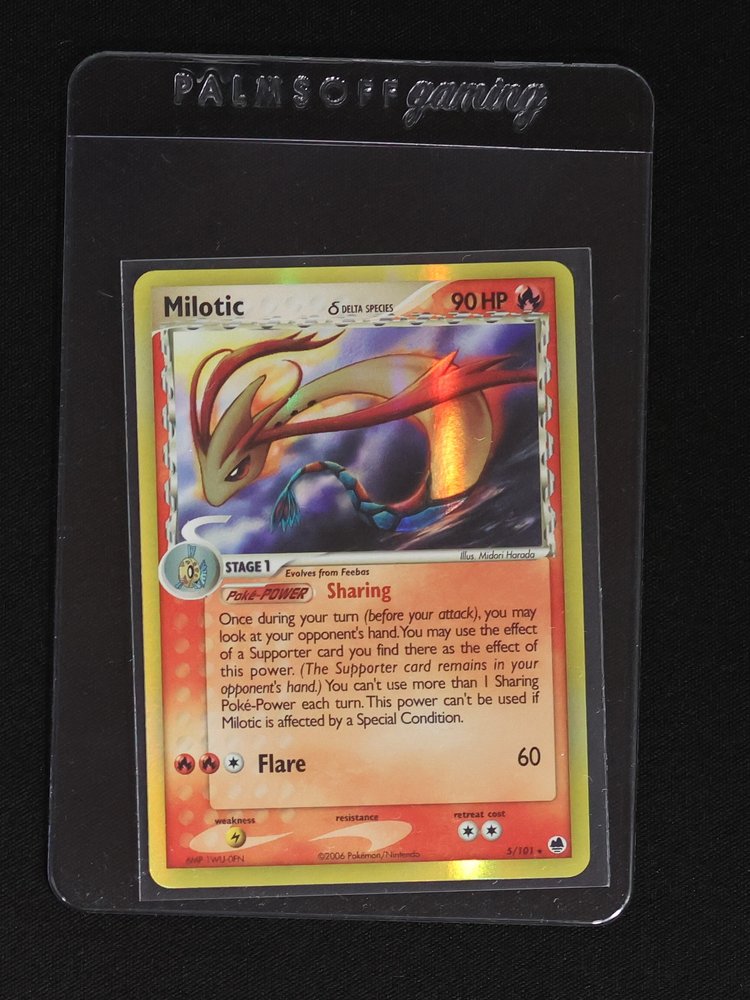 2006 Pokémon EX Dragon Frontiers #5 Milotic — front