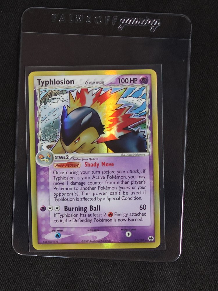 2006 Pokemon EX Dragon Frontiers #12 Typhlosion Delta Species — front