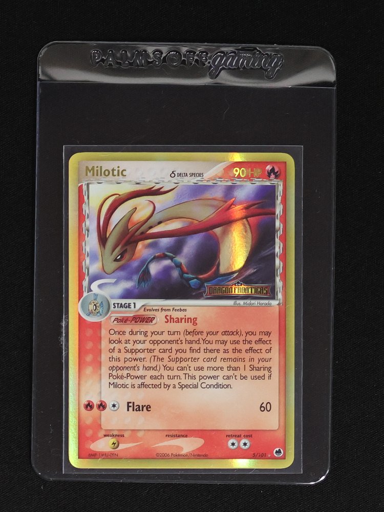2006 Pokemon EX Dragon Frontiers #5 Milotic — front