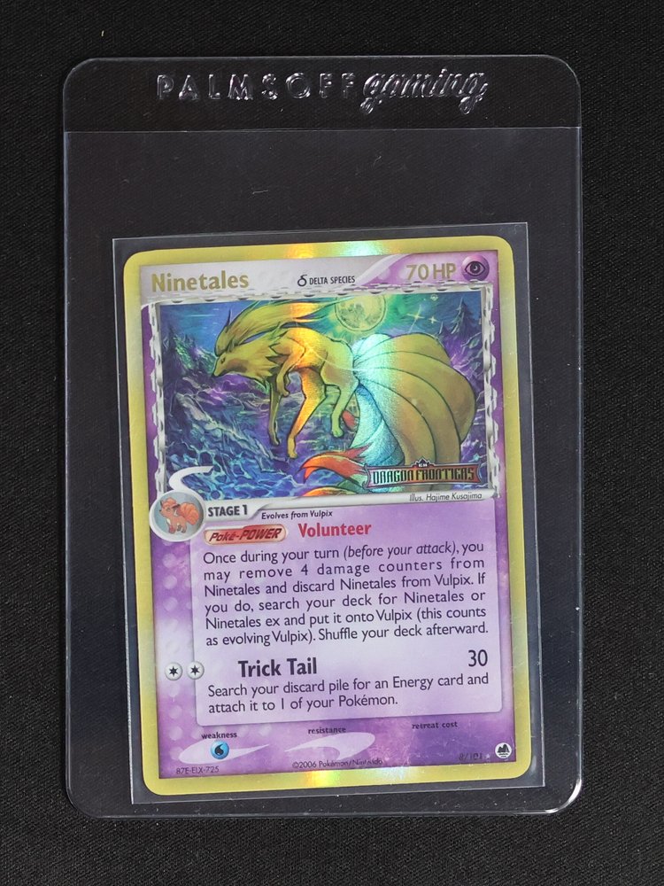 2006 Pokemon EX Dragon Frontiers #8 Ninetales Delta Species — front