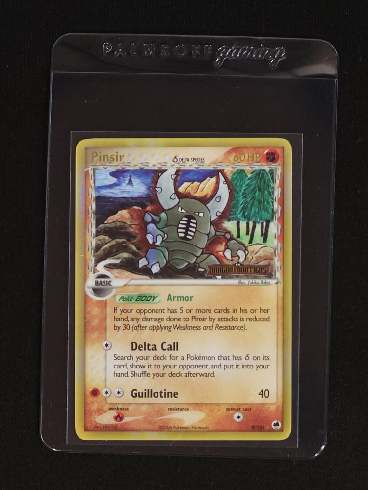 2006 Pokemon EX Dragon Frontiers #9 Pinsir — front