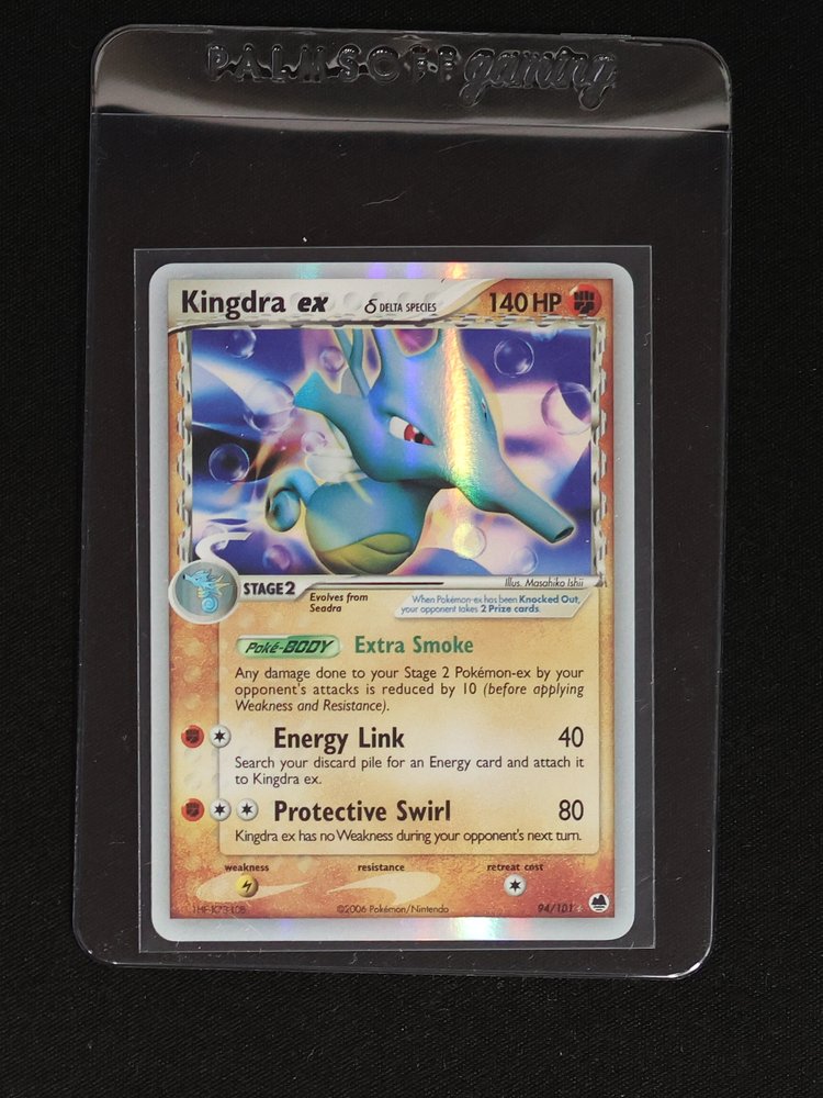 2006 Pokemon EX Dragon Frontiers #94 Kingdra ex — front