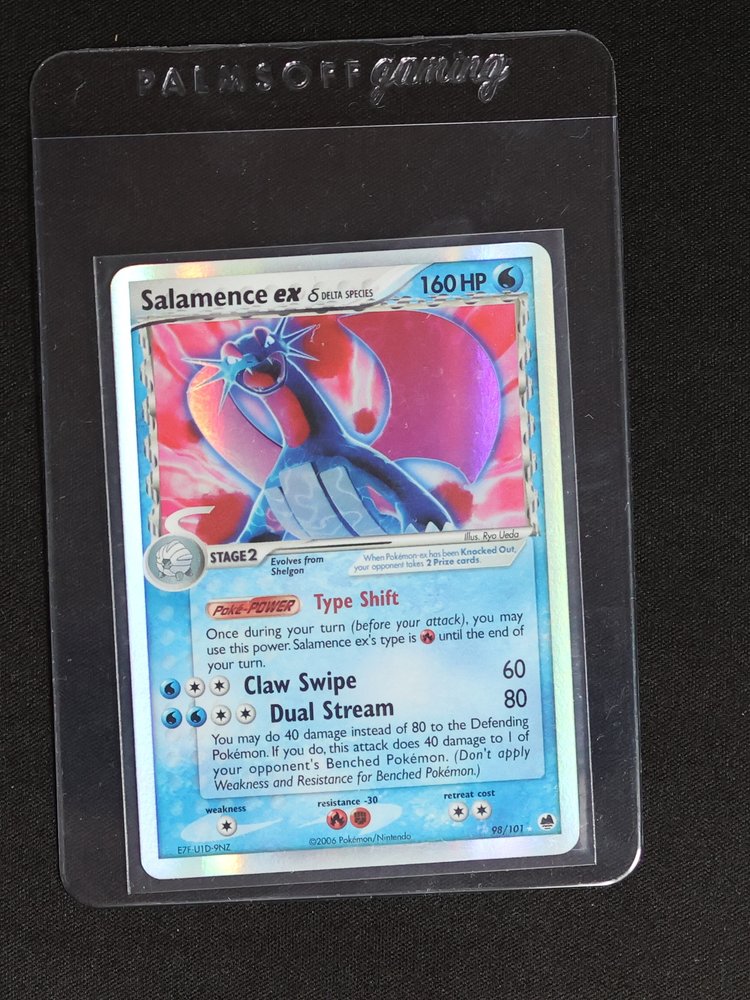 2006 Pokemon EX Dragon Frontiers #98 Salamence ex — front