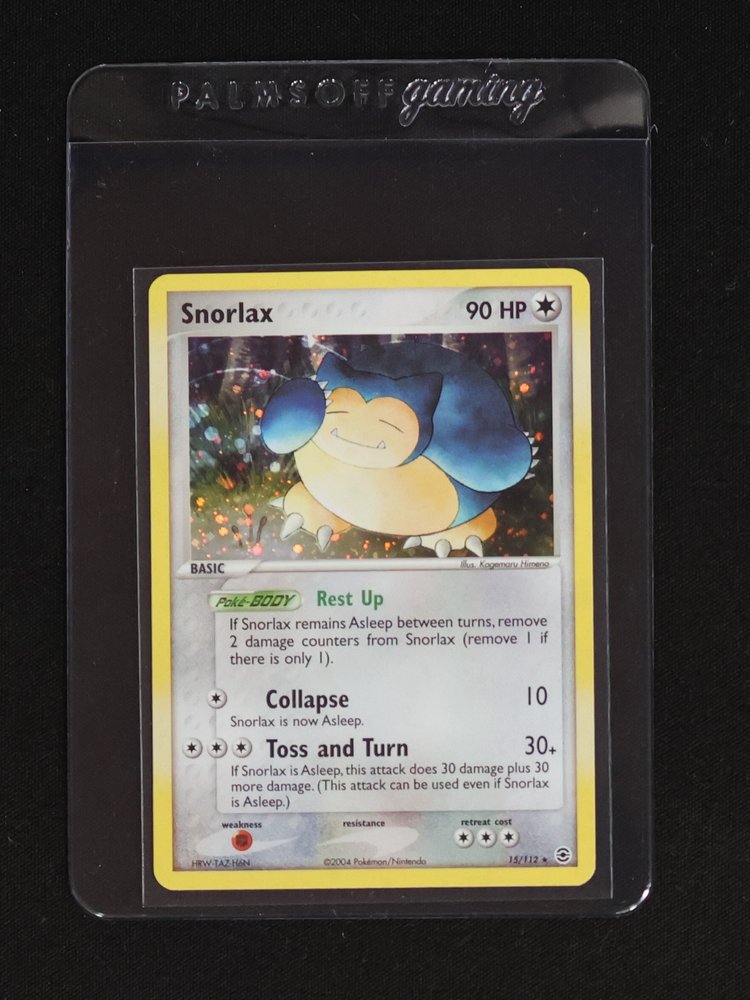 2004 Pokémon FireRed & LeafGreen #15 Snorlax — front