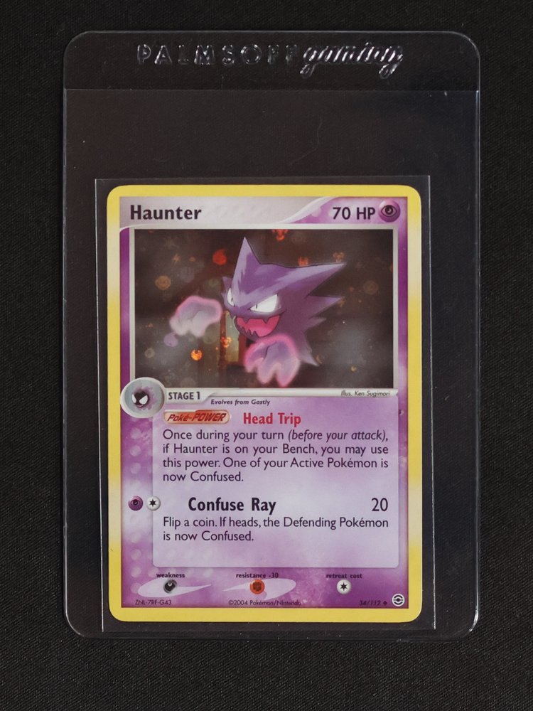 2004 Pokémon FireRed & LeafGreen #34 Haunter — front
