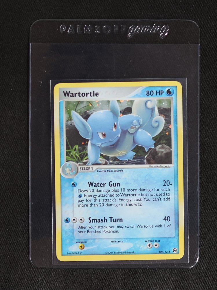 2004 Pokemon EX FireRed & LeafGreen #50 Wartortle — front
