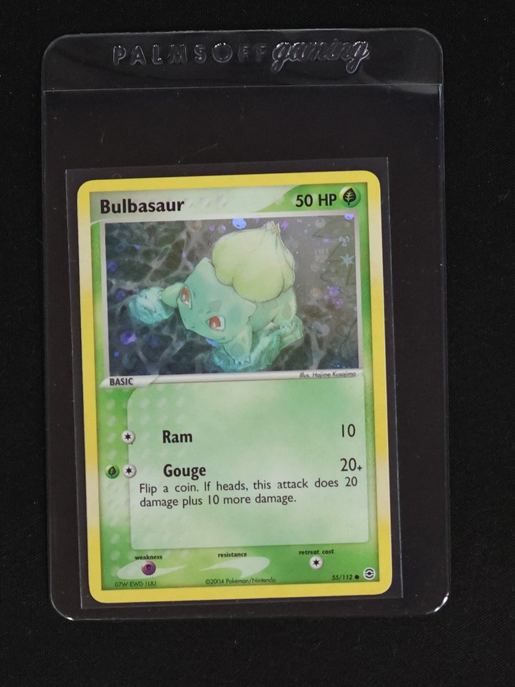 2014 Pokémon FireRed & LeafGreen #55 Bulbasaur — front