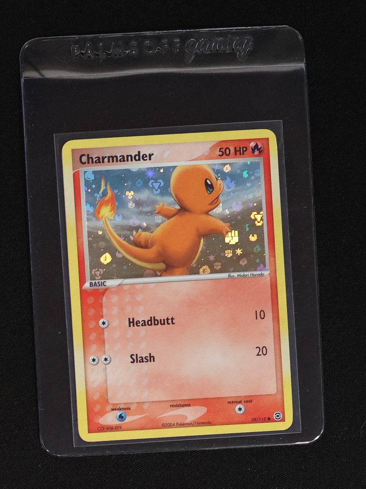 2004 Pokemon EX Fire Red & Leaf Green #58 Charmander — front