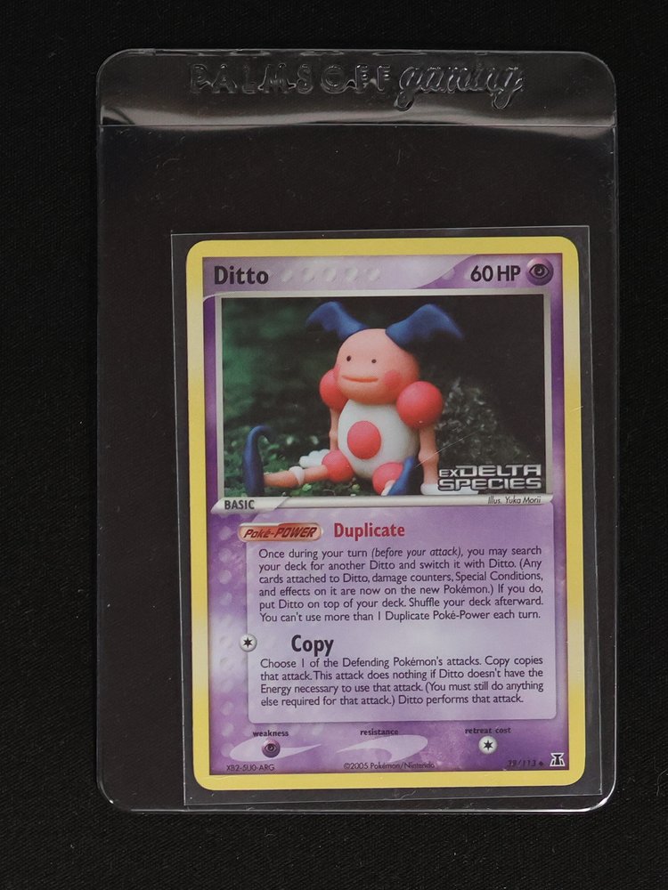 2005 Pokemon EX Delta Species #38 Ditto (Mr. Mime) — front