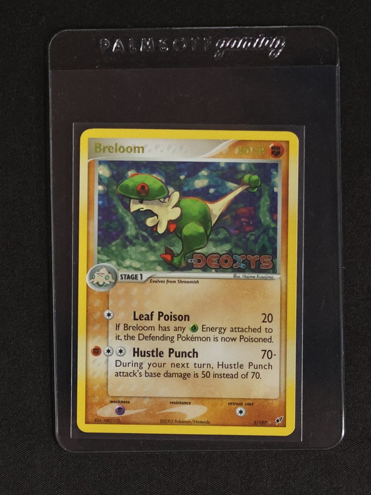 2005 Pokemon EX Deoxys #3 Breloom — front