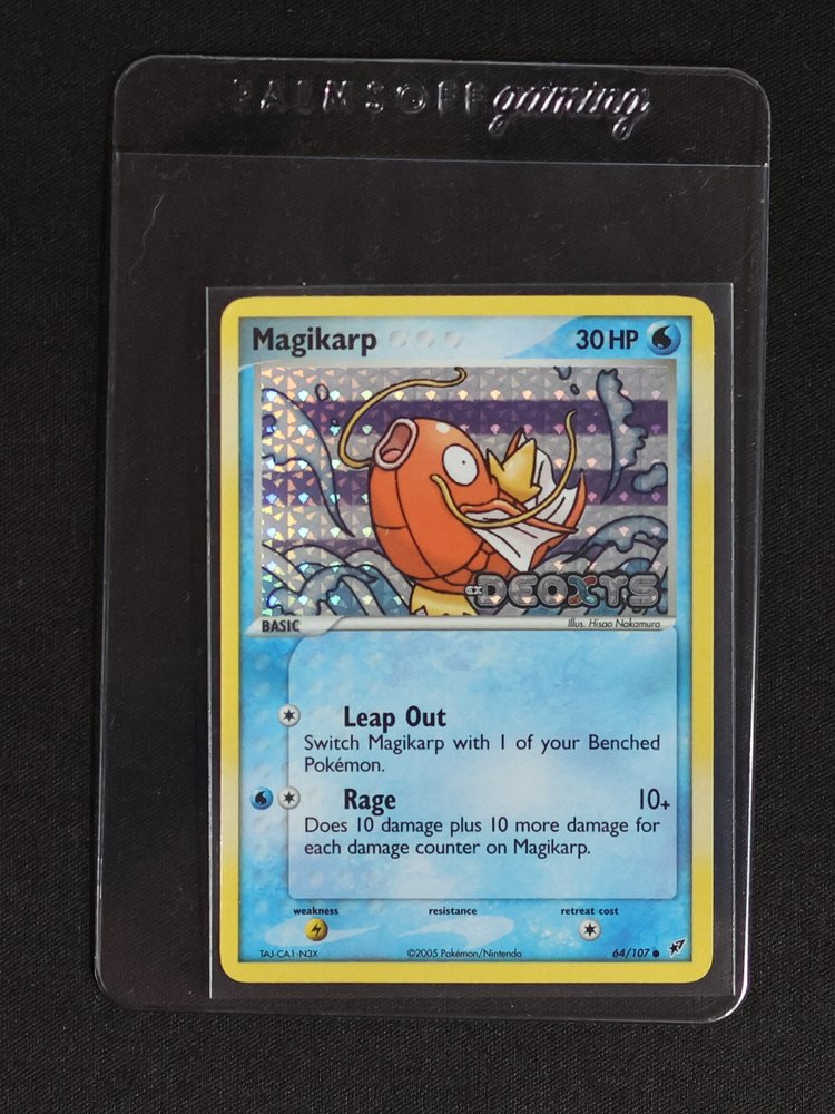 2005 Pokémon EX Deoxys #64 Magikarp — front
