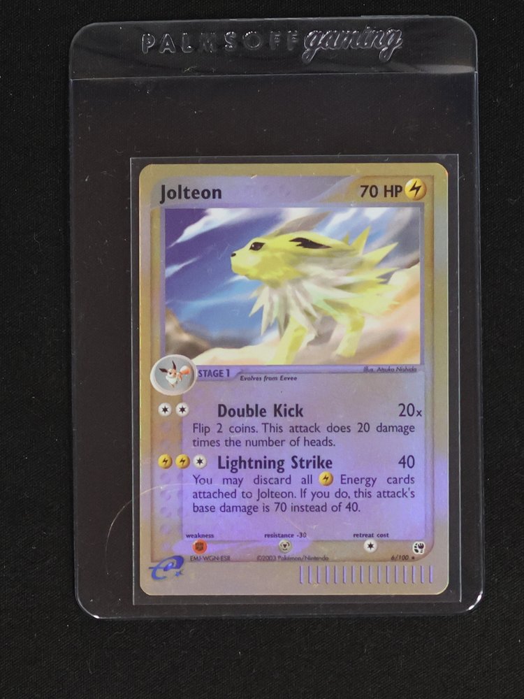 2003 Pokémon EX Sandstorm #6 Jolteon — front