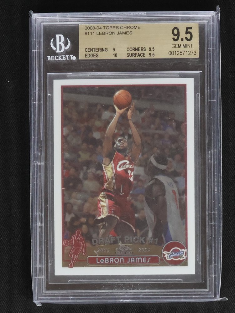 2003-04 Topps Chrome #111 LeBron James — front