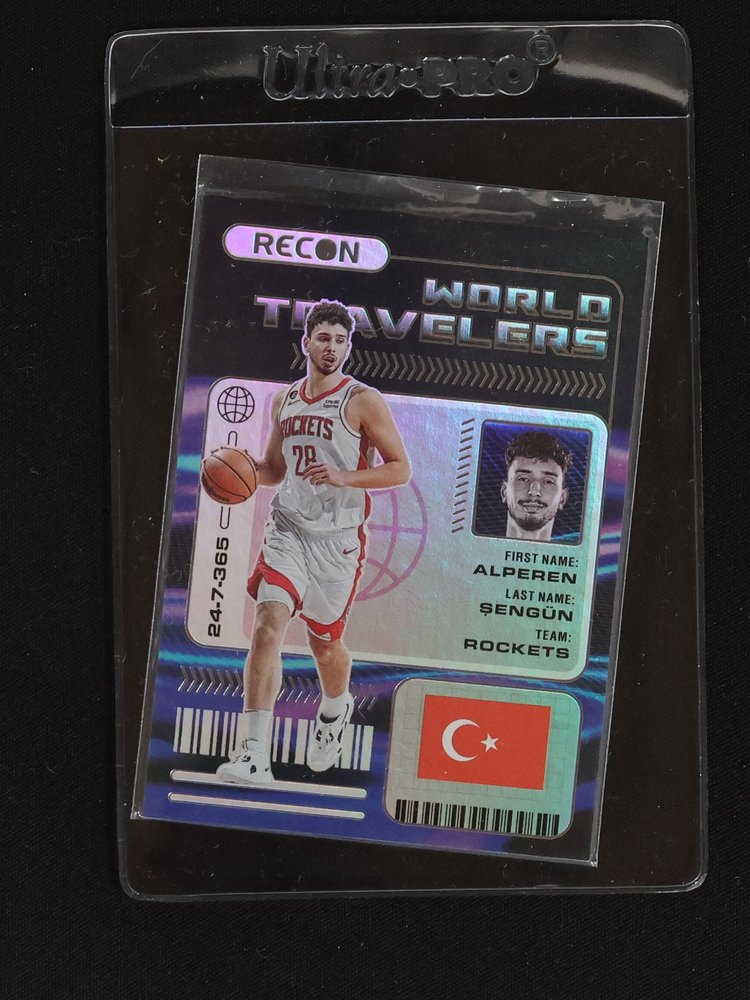 2023-24 Panini Recon #14 Alperen Sengun World Travelers — front