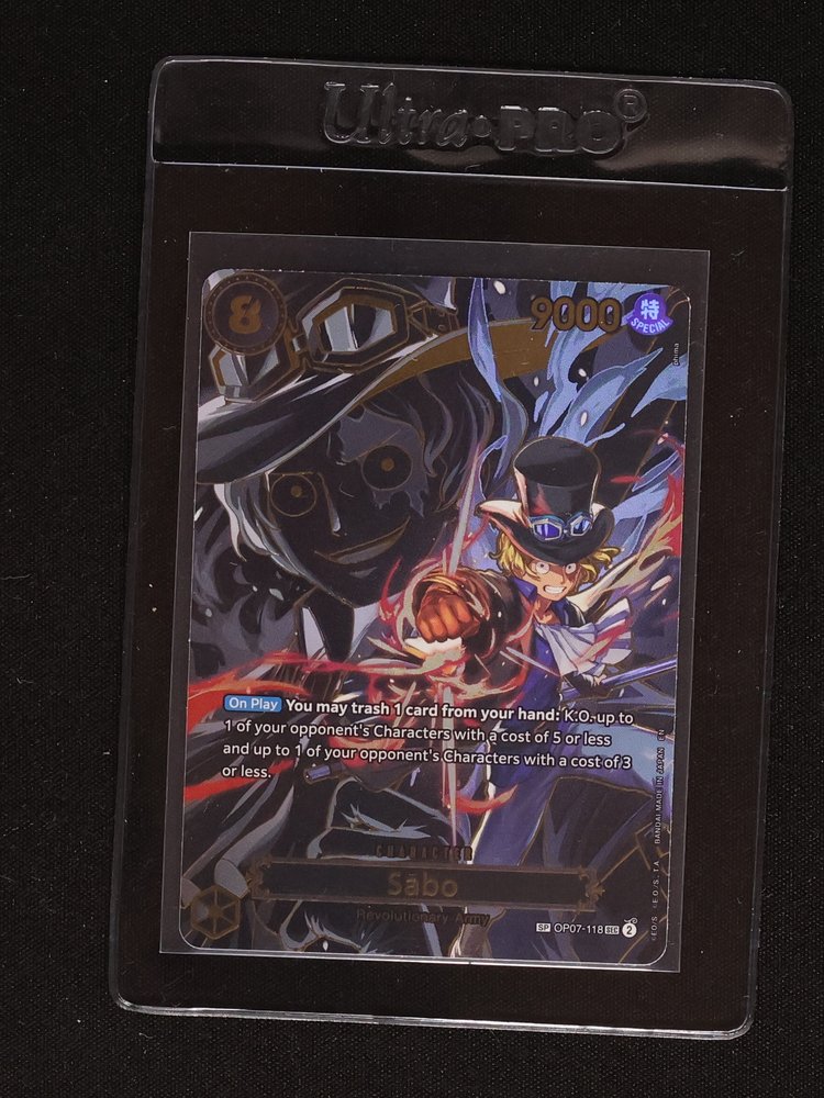 One Piece Card Game OP07-118 Sabo SP Carrying On His Will — front