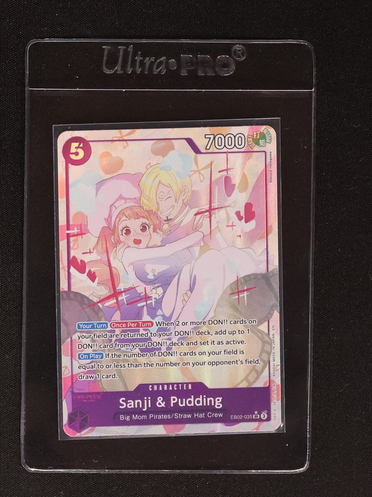 Sanji & Pudding EB02-035 Extra Booster: Anime 25th Collection — front