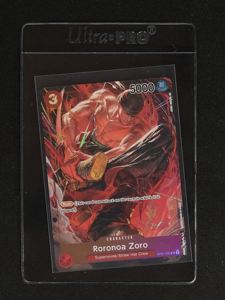 2022 One Piece Romance Dawn #OP01-025 Roronoa Zoro — front