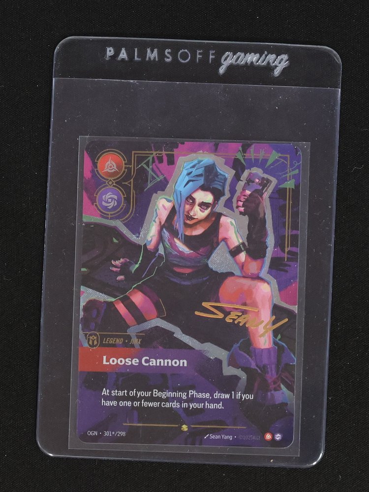 2025 Riftbound Origins #301*/298 Jinx Loose Cannon — front