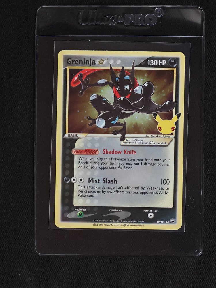 2021 Pokemon Celebrations #SWSH144 Greninja Star — front