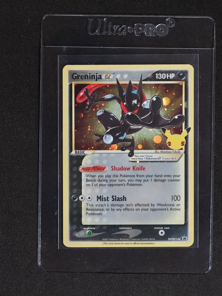 2021 Pokémon SWSH144 Greninja Star — front