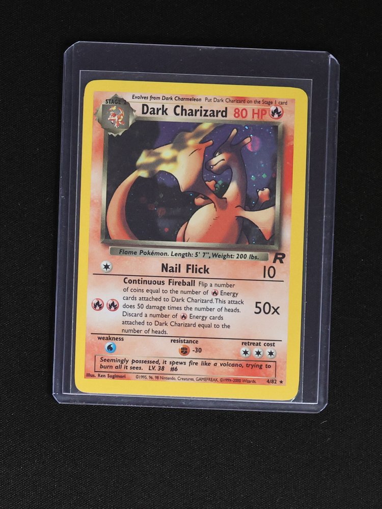 1999 Pokémon Dark Charizard 4/82 — front