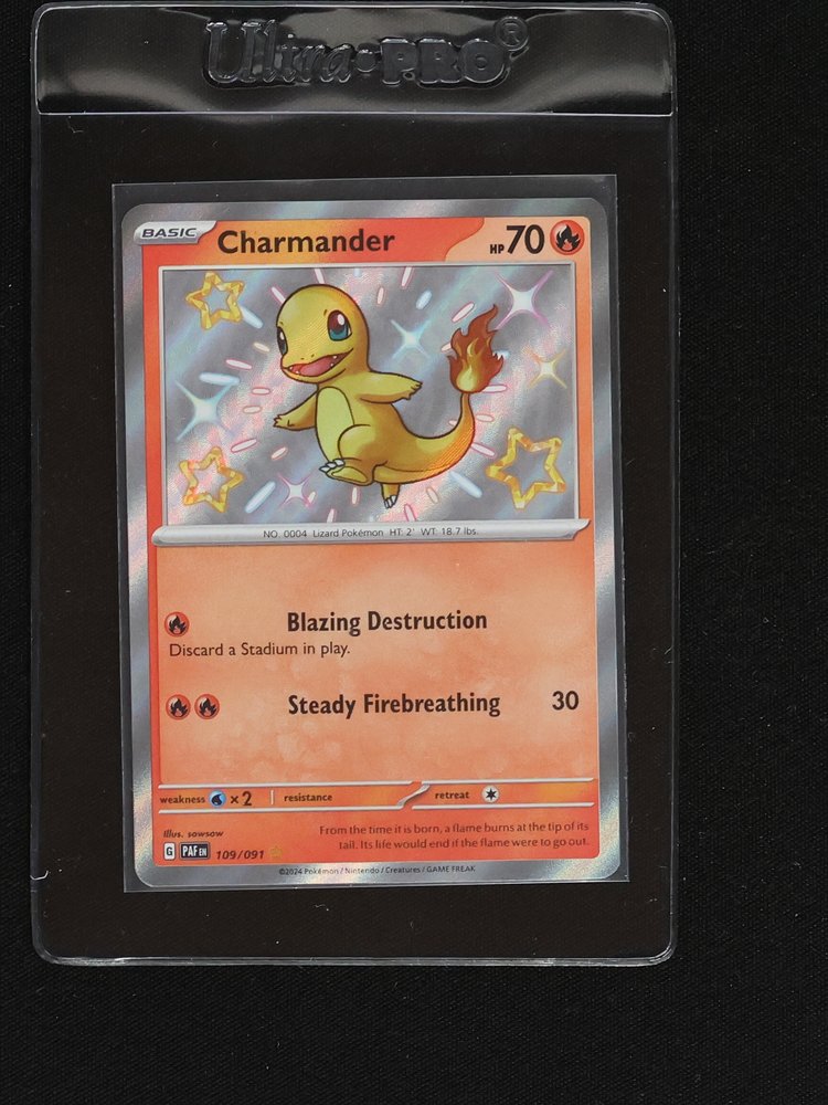 2024 Pokémon SV: Paldean Fates #109 Charmander — front