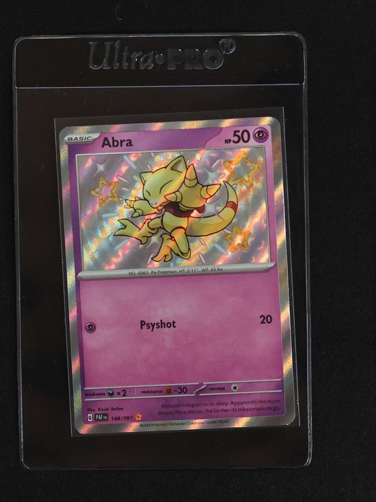 2024 Pokémon SV: Paldean Fates #148 Abra — front