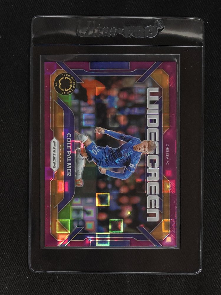 2025 Panini Prizm FIFA Club World Cup #7 Cole Palmer Widescreen Purple Pandora — front