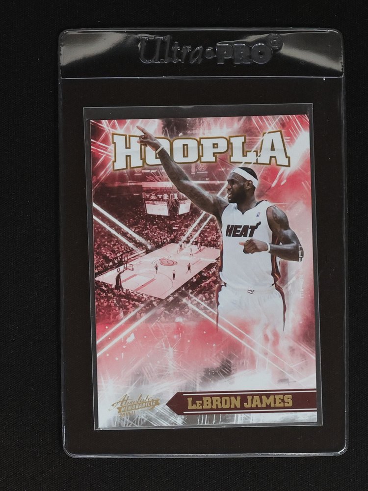2011 Panini Absolute Memorabilia Hoopla LeBron James — front