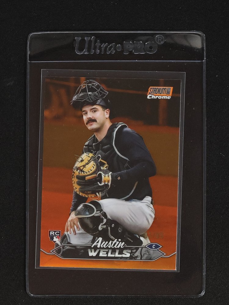 2024 Topps Stadium Club Chrome #216 Austin Wells — front