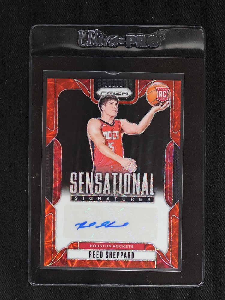 2024-25 Panini Prizm #SS-RSR Reed Sheppard Sensational Signatures Rookie RC Auto — front
