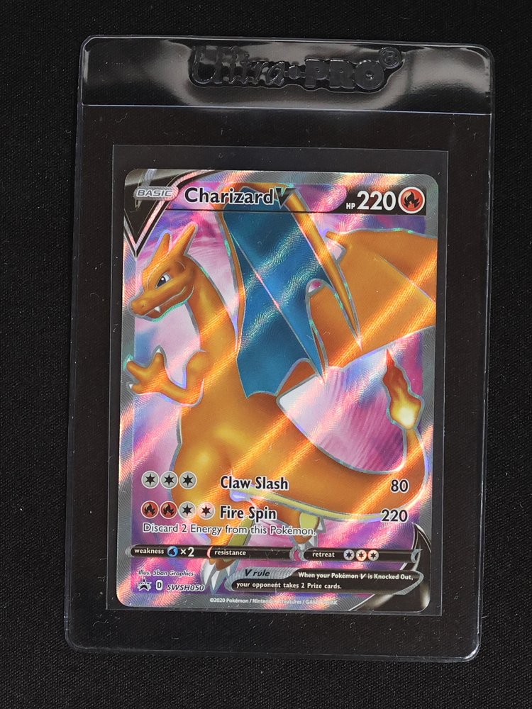Pokemon Champions Path Charizard V Full Art Promo SWSH050 — front