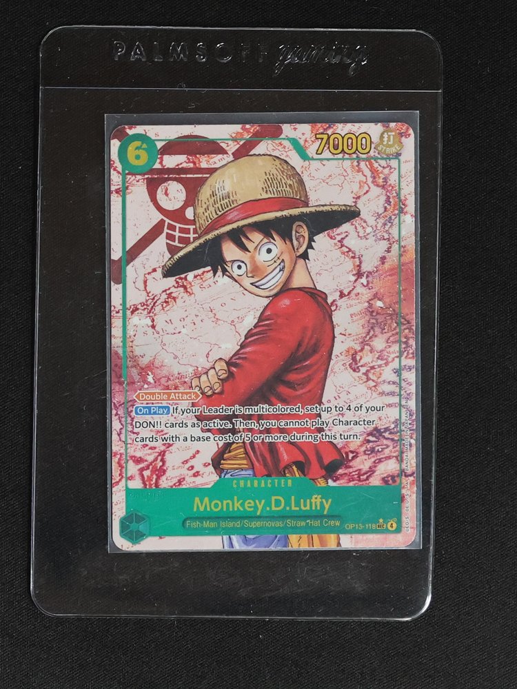 2025 One Piece TCG OP13-118 Monkey D. Luffy SEC Alt Art Carrying On His Will — front
