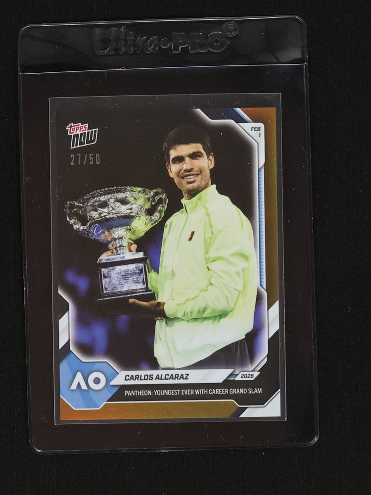 2026 Topps Now #11 Carlos Alcaraz — front