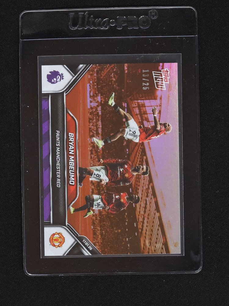 2025-26 Premier League Topps Now #108 Bryan Mbeumo Manchester United — front