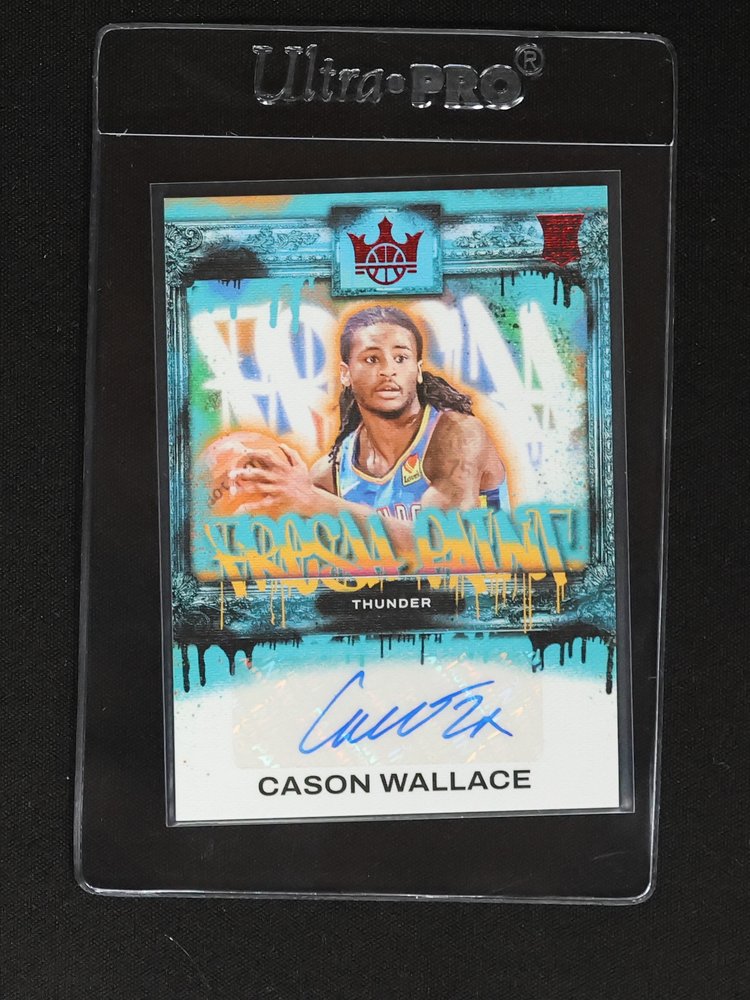 2023-24 Panini Court Kings Fresh Paint #FP-CWO Cason Wallace — front