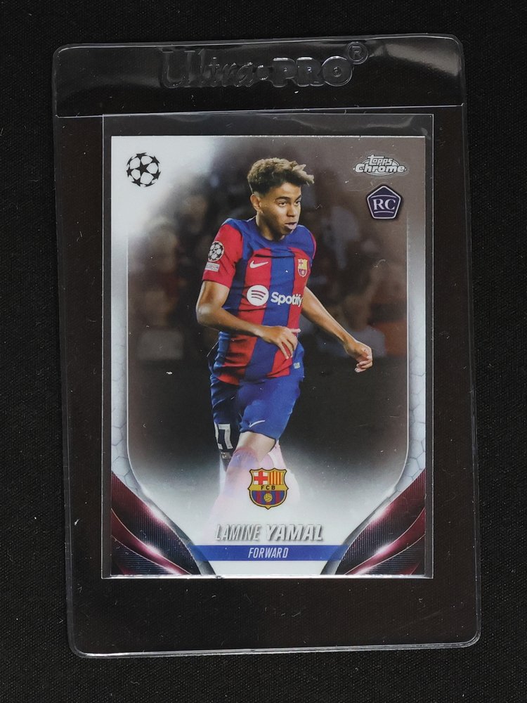 2023-24 Topps Chrome UEFA Club Competitions #64 Lamine Yamal — front
